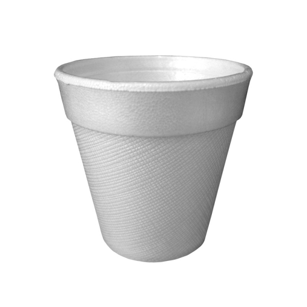 200 gobelets en polystyrène isotherme blanc 10 cl