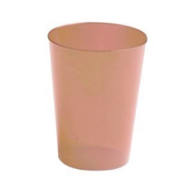 8 verres en plastique rigide chocolat 30 cl