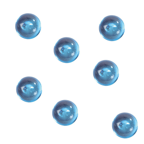 300 perles de pluie - bleu turquoise