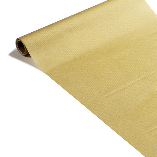 chemin de table papier rouleau uni or 0.4x10 m (qualité premium)