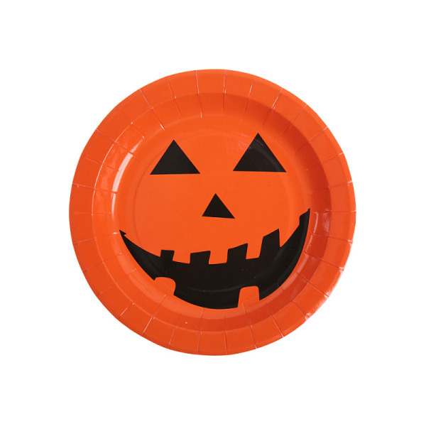 10 assiettes halloween en carton 