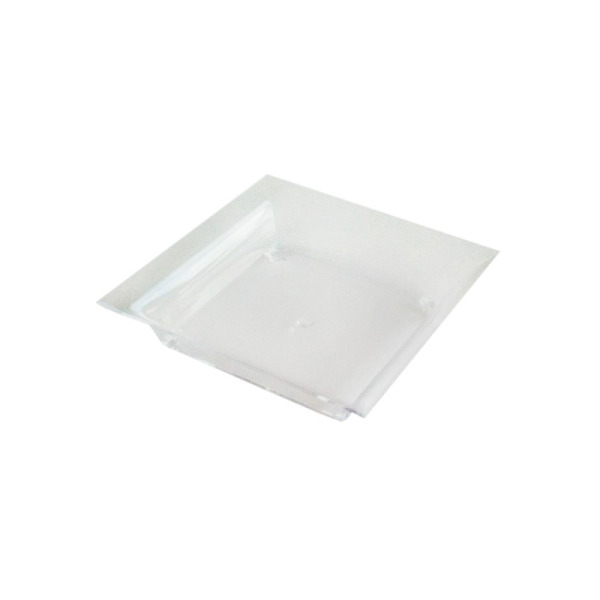 50 mise en bouche en plastique rigide cristal transparent