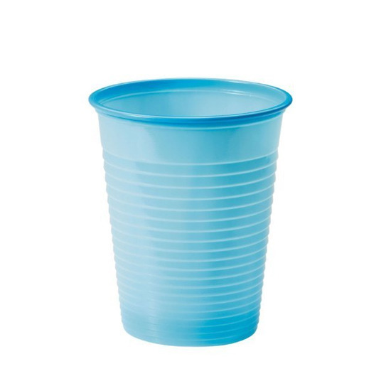 25 gobelets plastique turquoise - 20 cl 