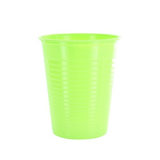 25 gobelets plastique vert - 20 cl 