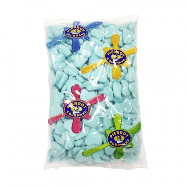 bonbons cœur bleu - sachet de 1,5 kg
