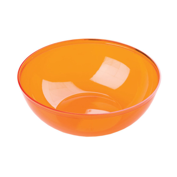 saladier en plastique rigide orange 3,5 l