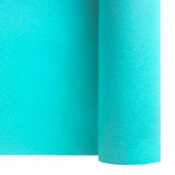 chemin de table papier rouleau uni turquoise 0.4x10 m (qualité premium)