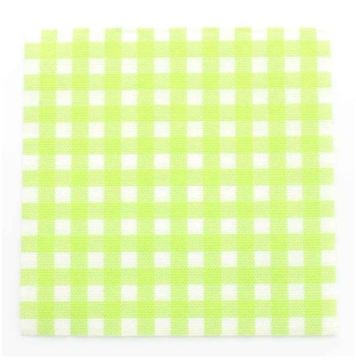 20 serviettes vichy - vert