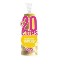 20 gobelets americain jaune 53cl - original cup