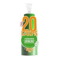 20 gobelets americain vert fluo 53cl - original cup