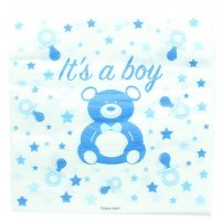 20 serviettes baby shower boy