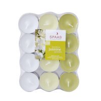 24 bougies chauffe-plat parfum jasmin