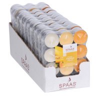 24 bougies chauffe-plat parfum papaye