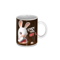 mug c'est tres hot les lapins crétins™