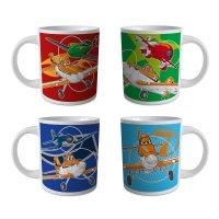 coffret cadeau de 4 mugs planes™