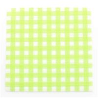20 serviettes vichy - vert
