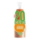 20 Gobelets Americain Orange 53cl - Original Cup