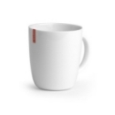 2 mugs en porcelaine blanche