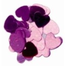 confettis en coeur fushia - 18 gr