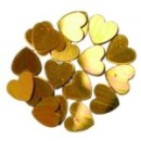 confettis en coeur or - 18 gr
