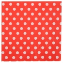 20 Serviettes motif à pois - Rouge