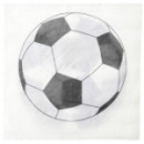 20 Serviettes de table Foot