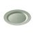 12 assiettes en plastique rigide ronde argent prestige 24 cm