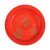 10 assiettes flocon en carton - rouge