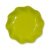 10 coupelles rondes en carton vert citron party line 18.5 cm 