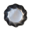 10 coupelles rondes en carton gris perle party line 18.5 cm