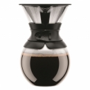 Cafetière POUR OVER BODUM® filtre en titanium doré 1 l noir