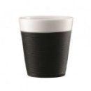 Set de 2 mugs en porcelaine avec bande silicone 17cl - BISTRO BODUM®