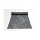 Chemin de table papier rouleau Harmony Anthracite/ Argent 0.4x10 m 