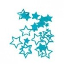 Confettis étoile bleu turquoise - 18g