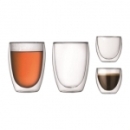 Set de 4 verres à double paroi 8 cl / 25cl - PAVINA BODUM®