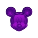 Moule à gâteau en tête de mickey™ violet