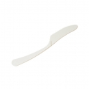 100 Grands couteaux en bio-plastique blanc 18,5 cm