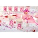 10 Assiettes en carton BABY SHOWER Girl 23 cm