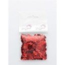 Confettis en coeur rouge - 18 gr