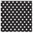 20 serviettes motif à pois - noir