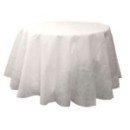 Nappe ronde non-tissé blanc - 2,40m  