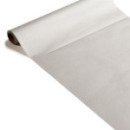 chemin de table papier rouleau uni argent 0.4x10 m (qualité premium)