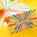 10 cartes Cirque multicolore