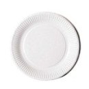 100 assiettes en carton blanc 23 cm