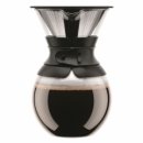 Cafetière POUR OVER BODUM® filtre en titanium doré 1 l noir