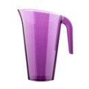 Carafe en plastique rigide aubergine 1,5 L