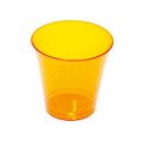 10 coupes à dessert en plastique rigide orange 23 cl