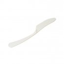 100 Grands couteaux en bio-plastique blanc 18,5 cm