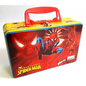 Boite en métal Spiderman jouet garçon 4 ans 6 ans