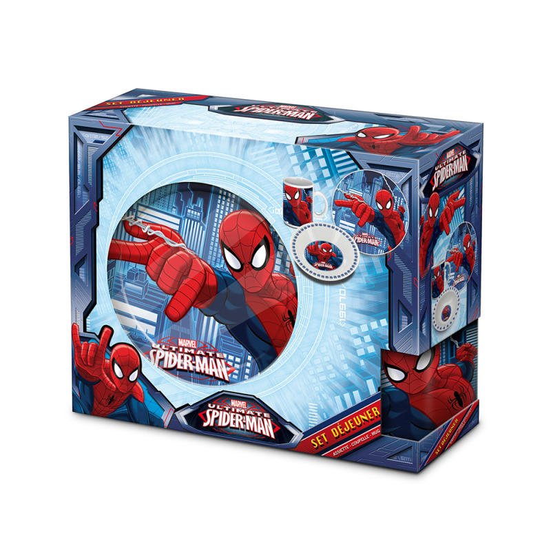 37990 Spiderman Jeu de Société Set Vaisselle 